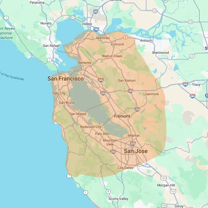 sandium's areas served